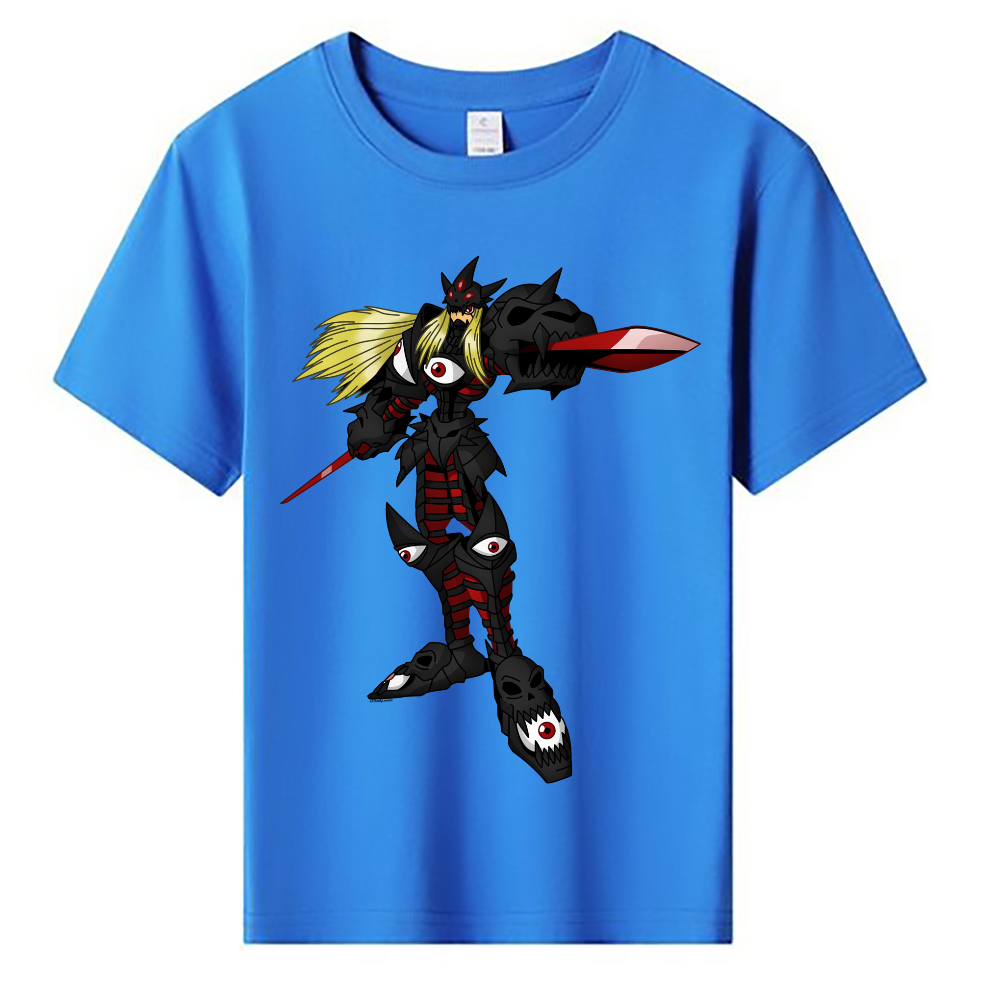 （画像用） Digimon デジタルモンスター/デジモン 綿100％キッズTシャツ（フロントプリント）